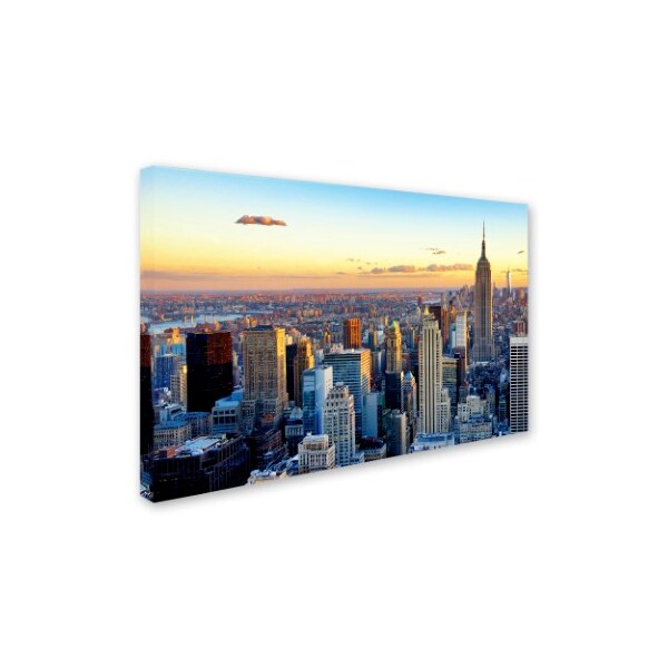 Philippe Hugonnard 'NYC At Sunset' Canvas Art,16x24